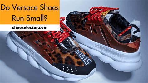 versace sneaker sizing|do versace shoes run small.